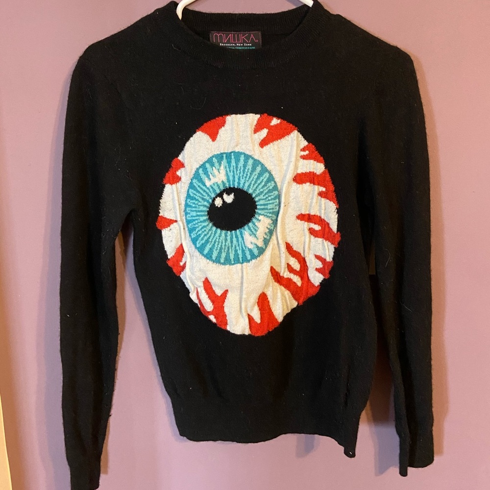Mishka EYE 👁 BALL Wool Sweater. 🎃 Halloween-y!!!